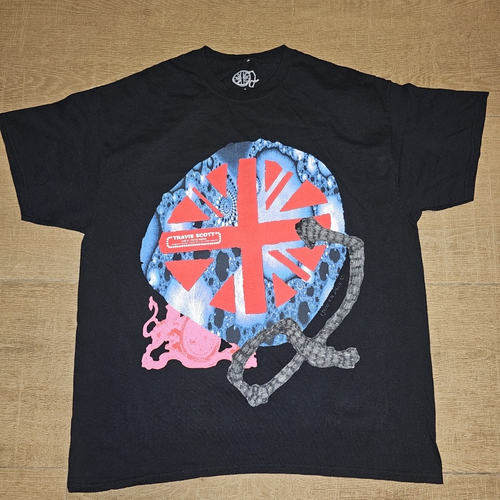 Travis Scott 02 Live Union Jack Tee